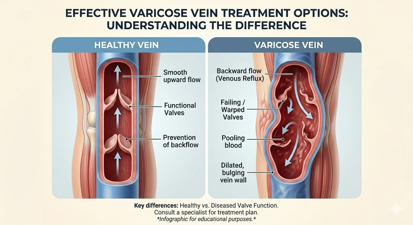 Effective varicose vein treatment options Hamilton NJ